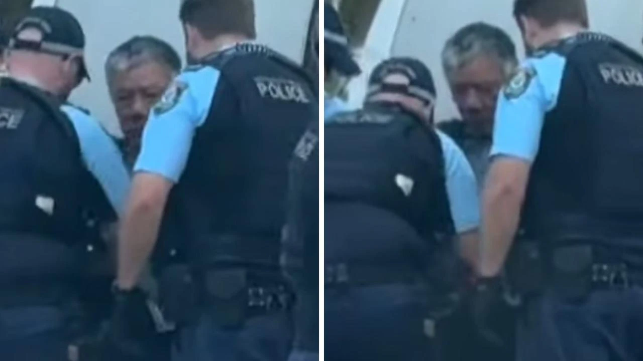 Dramatic arrest after alleged bus stabbing