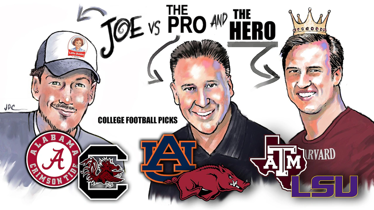 Week 9 picks are in for Joe vs. the Pro and the Hero