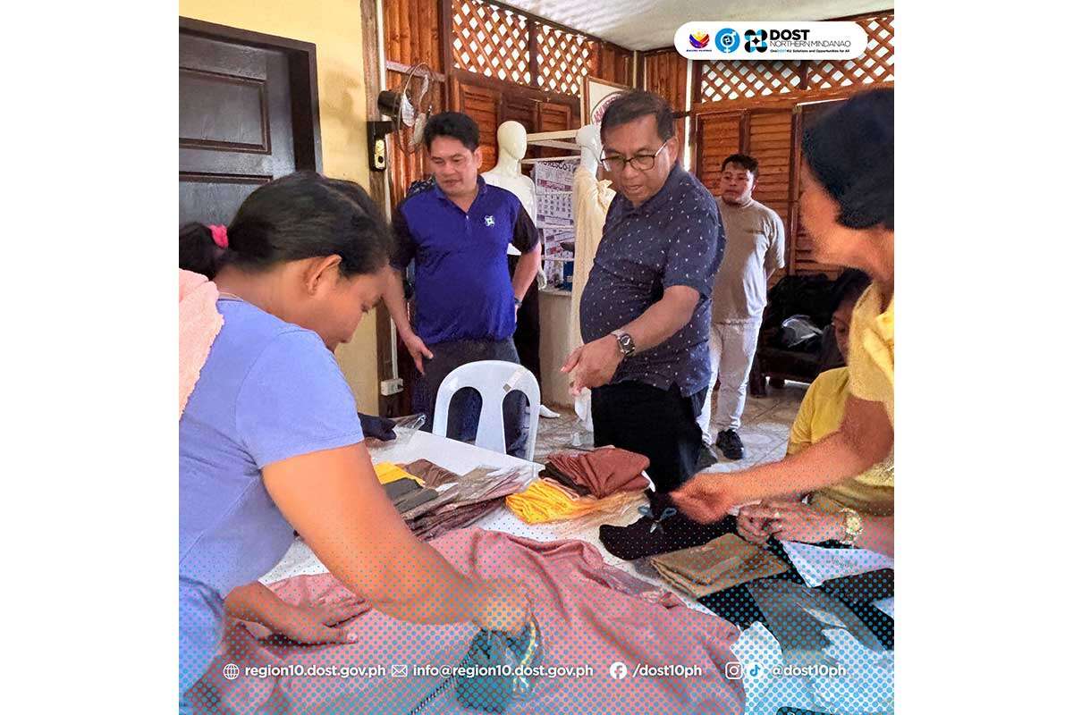 Preserving Tradition through Science DOST Secretary Solidum Witnesses How Innovation Colors the Future of Filipino Silk Weaving in Misamis Oriental