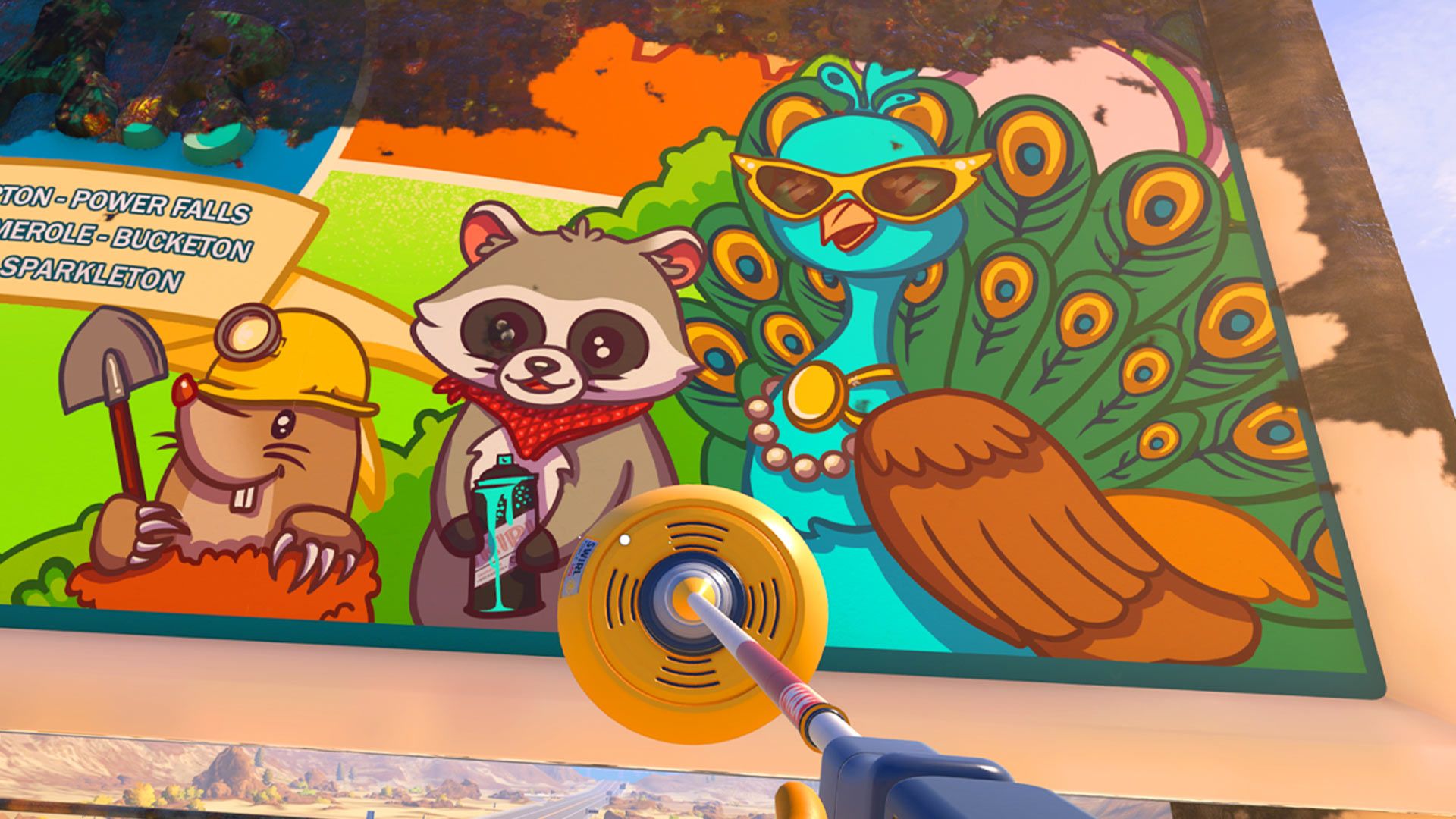 PowerWash Simulator 2 introduces a new tool that makes washing mud from a billboard more enjoyable than ever