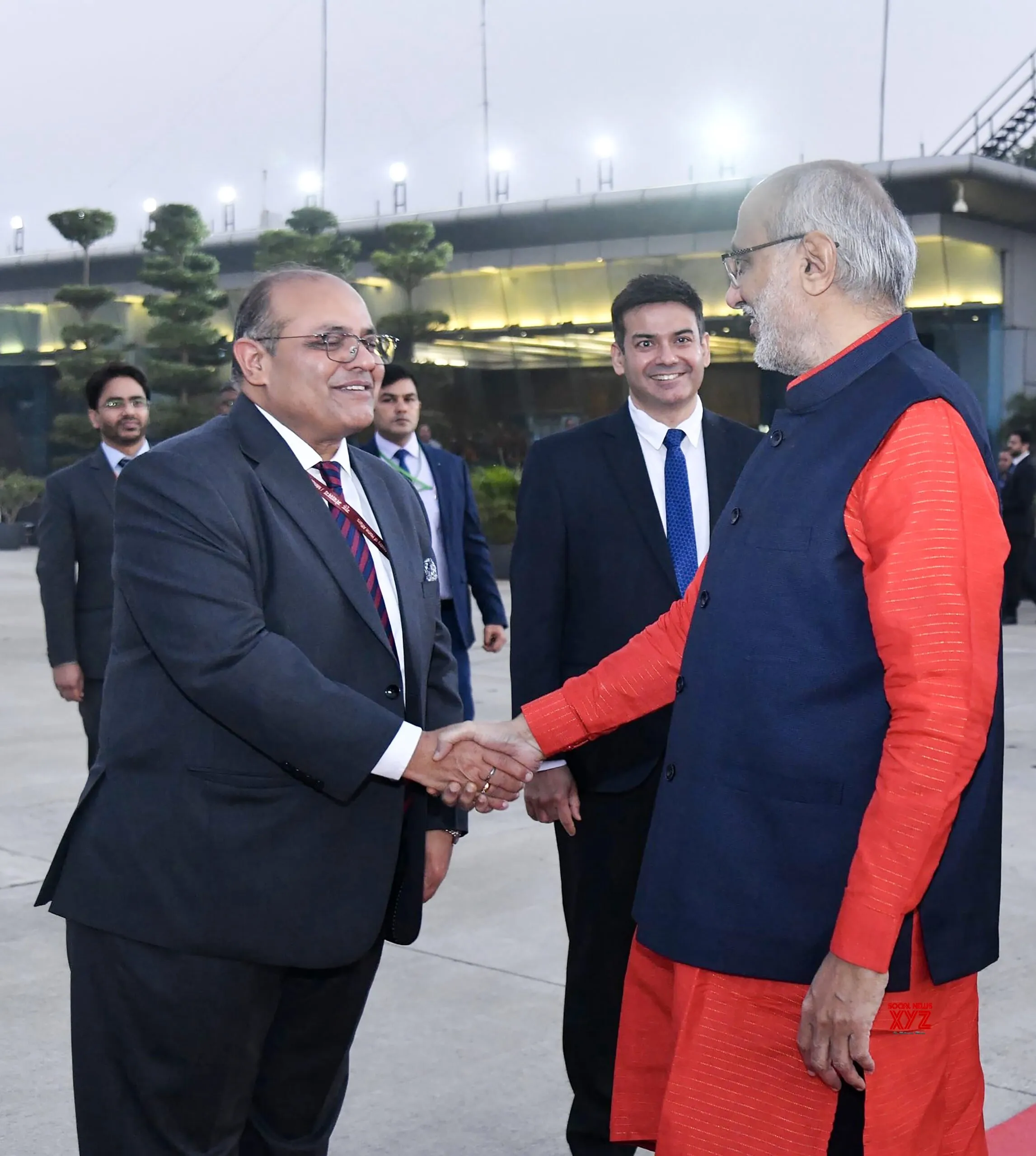 Vice President Radhakrishnan departs for Seychelles #Gallery