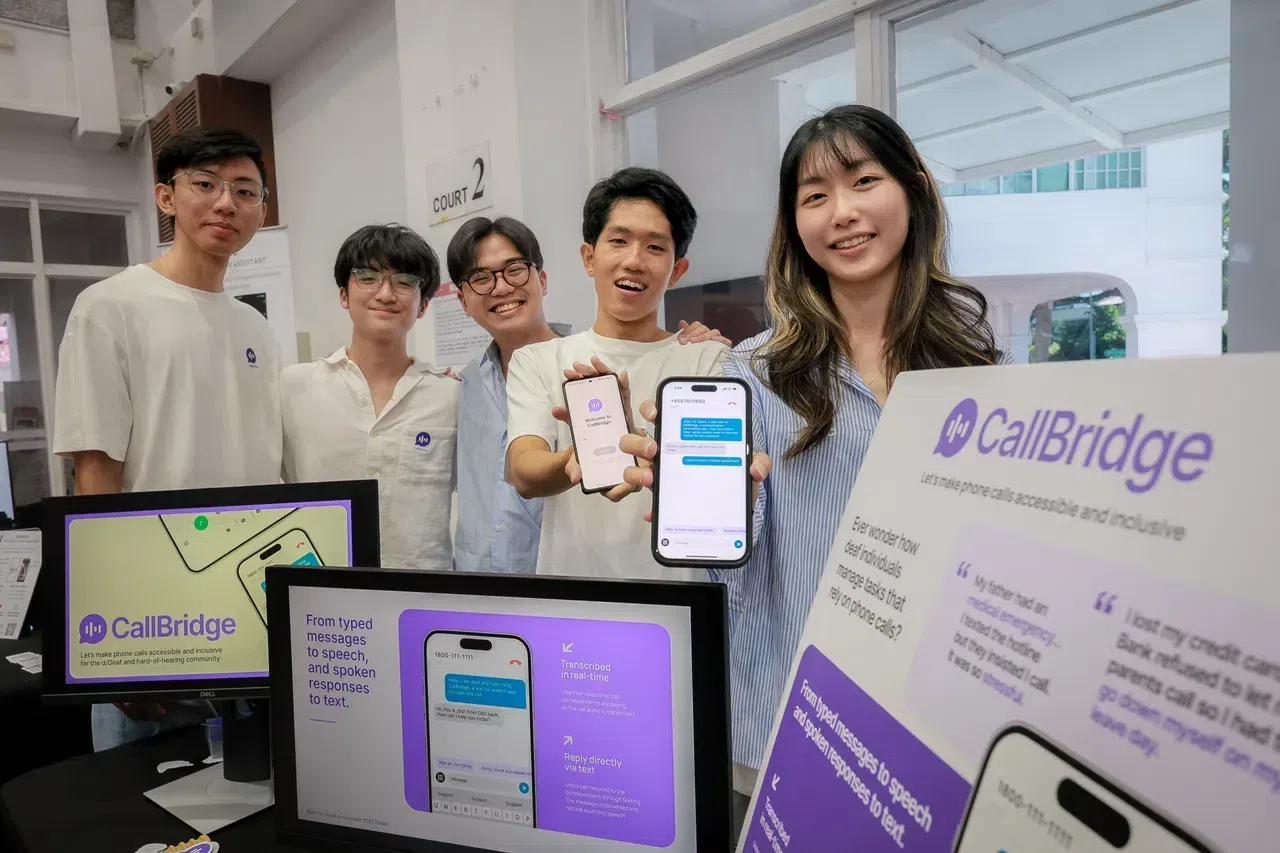S'pore-developed app helps deaf people make and take calls with speech-to-text technology