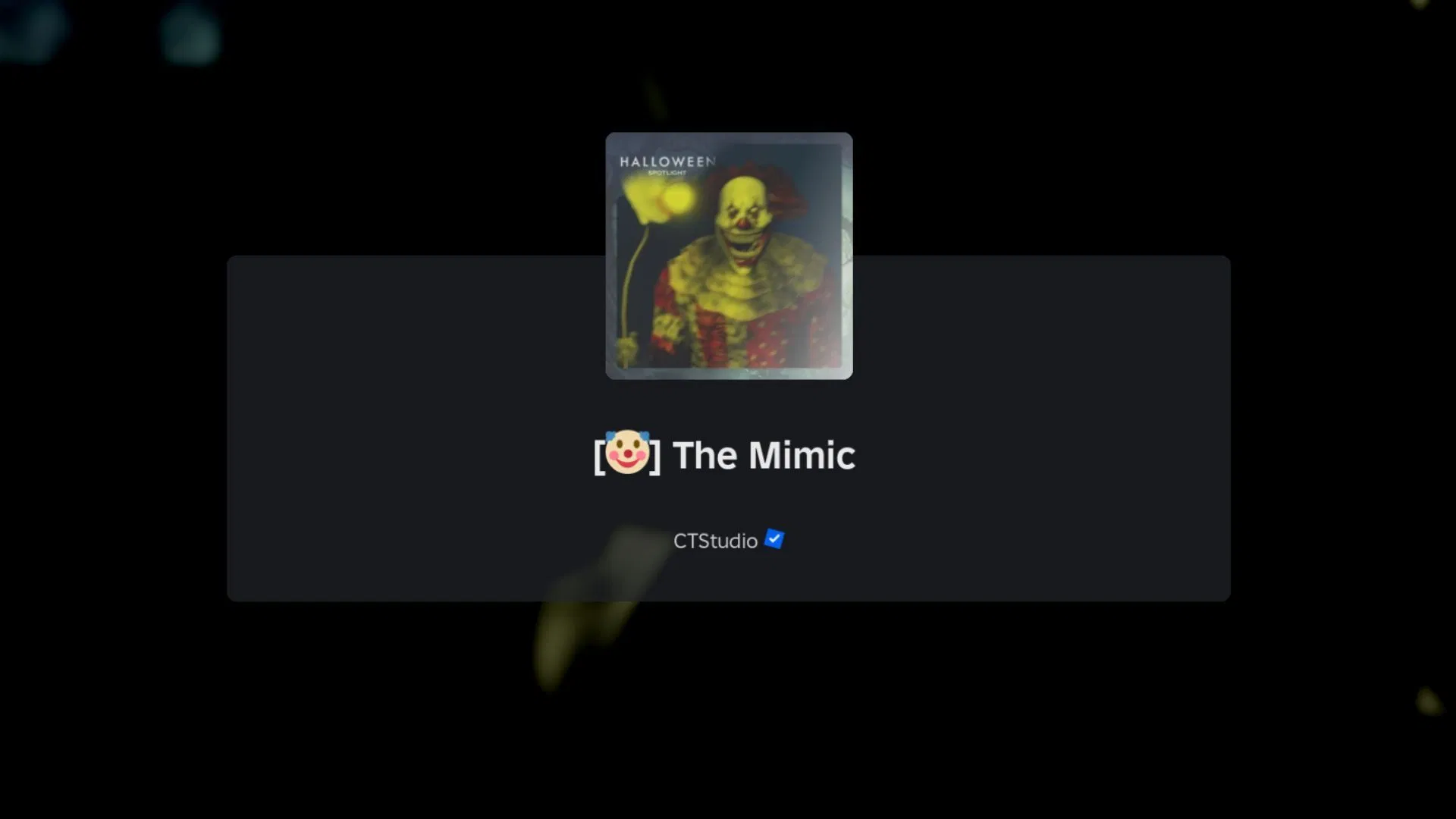 Roblox Halloween Spotlight The Mimic guide