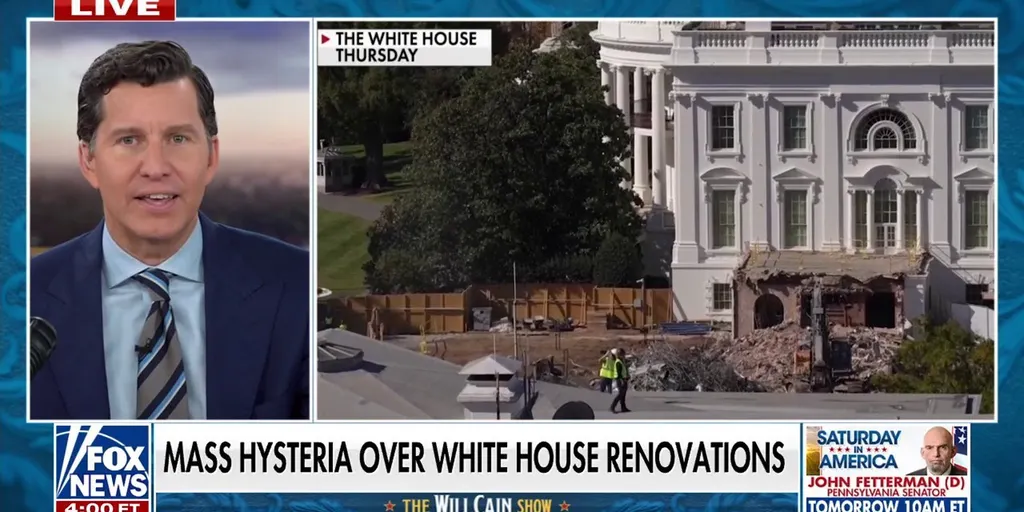 Will Cain: White House renovations are nothing new
