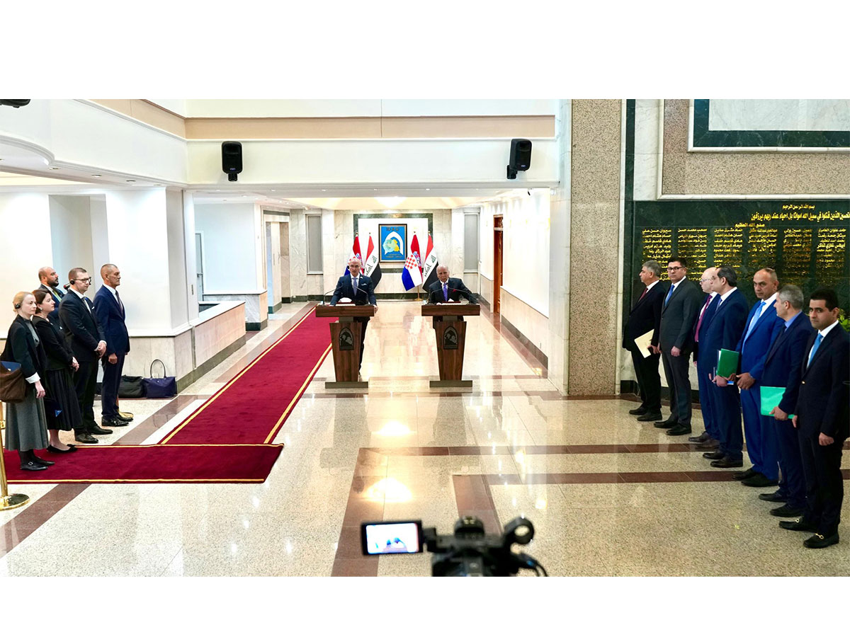 Iraq and Croatia Discuss Strengthening Joint Cooperation Opportunities