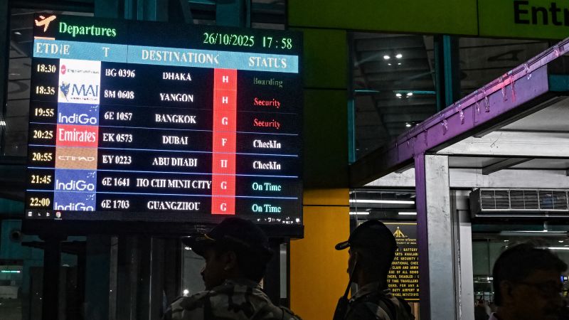 Direct flights between India and China resume after five-year hiatus, the latest sign of warming relations