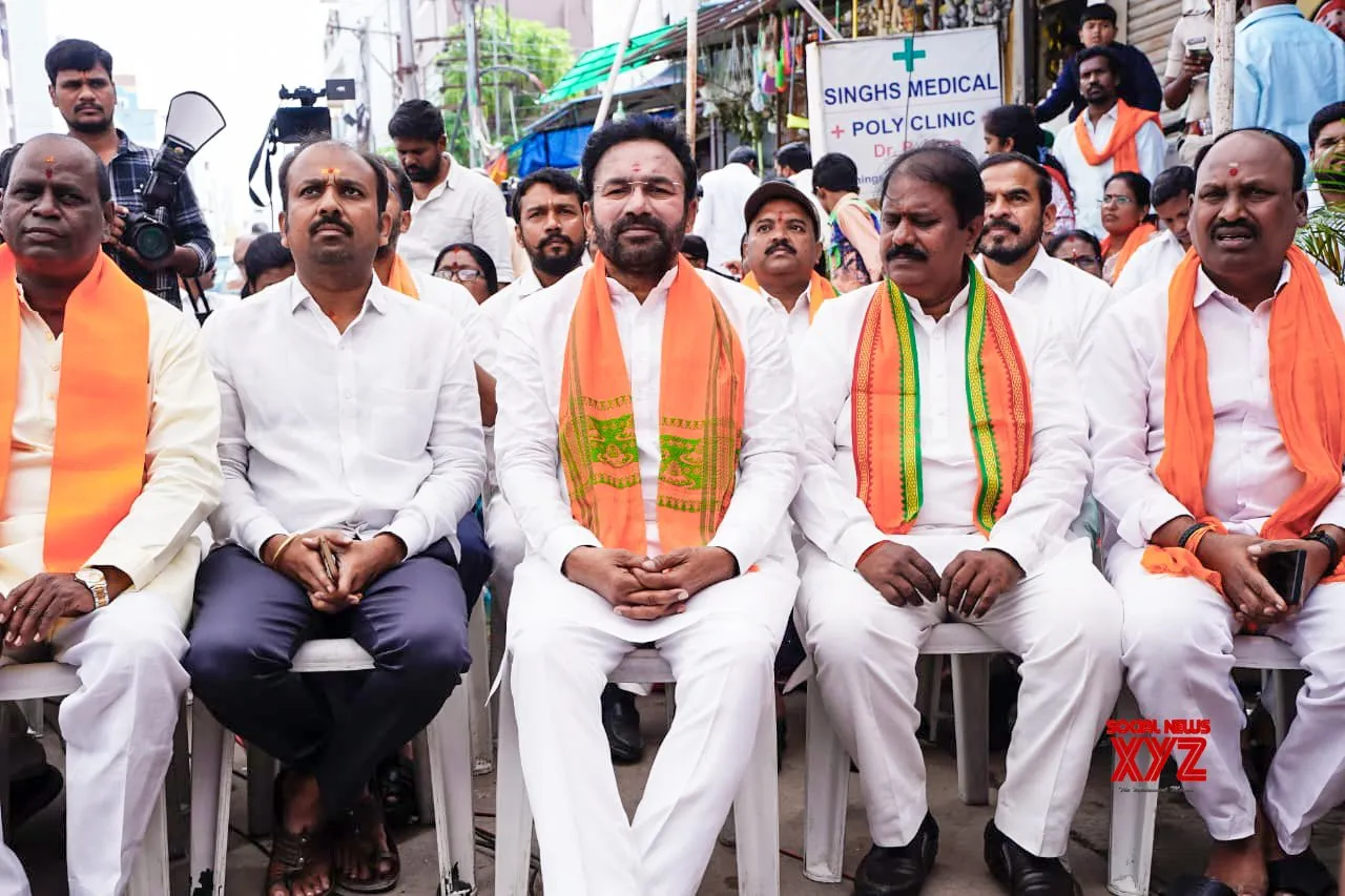 Secunderabad: G. Kishan Reddy tunes in to PM’s Mann Ki Baat #Gallery