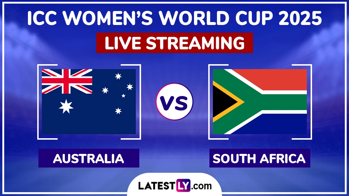 Australia Women vs South Africa Women Free Live Streaming Online of ICC Women’s Cricket World Cup 2025: How To Watch AUS-W vs SA-W CWC Match Free Live Telecast in India?