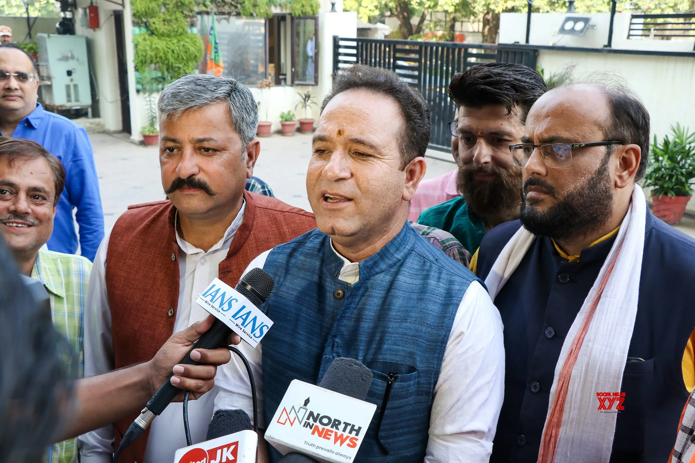 Jammu: Sunil Sharma Addresses Media #Gallery