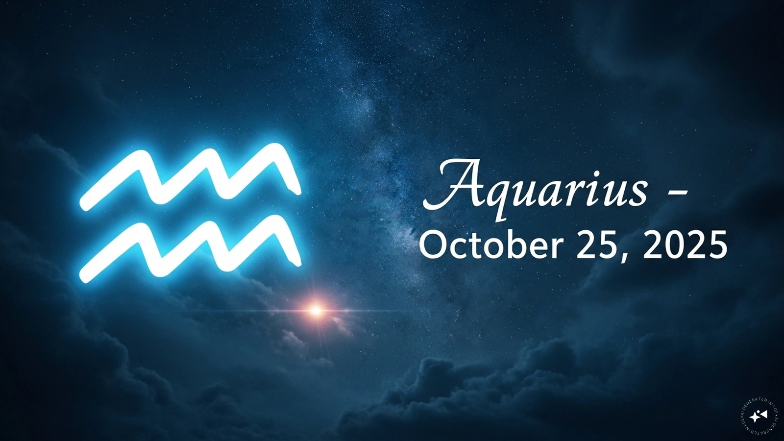 Aquarius Horoscope Today, October 25, 2025
