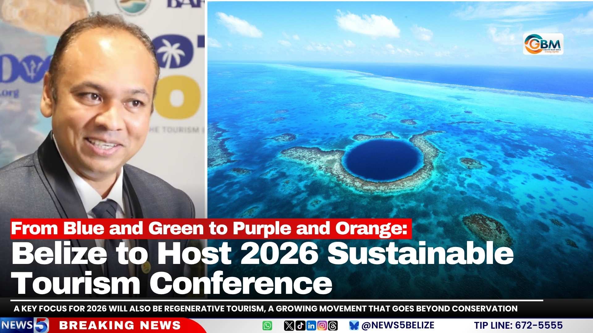From Blue and Green to Purple and Orange: Belize to Host 2026 Sustainable Tourism Conference