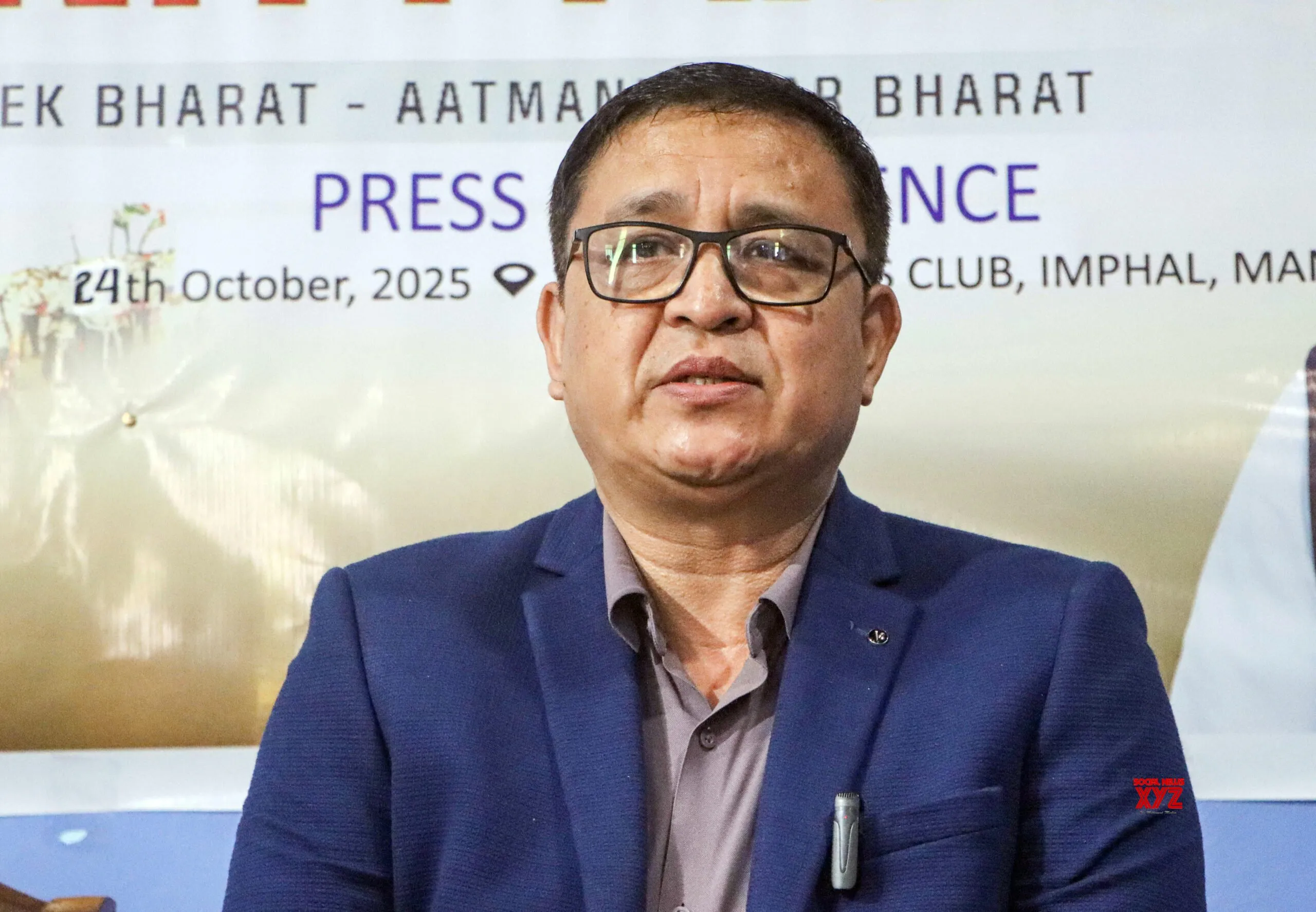 Imphal: Naorem Praveen Addresses Press Meet #Gallery