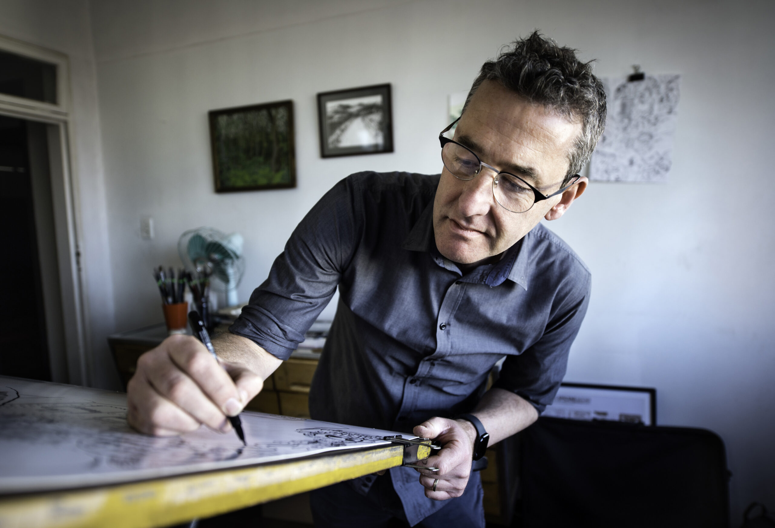 Carlos Amato: Drawing the madness of our times