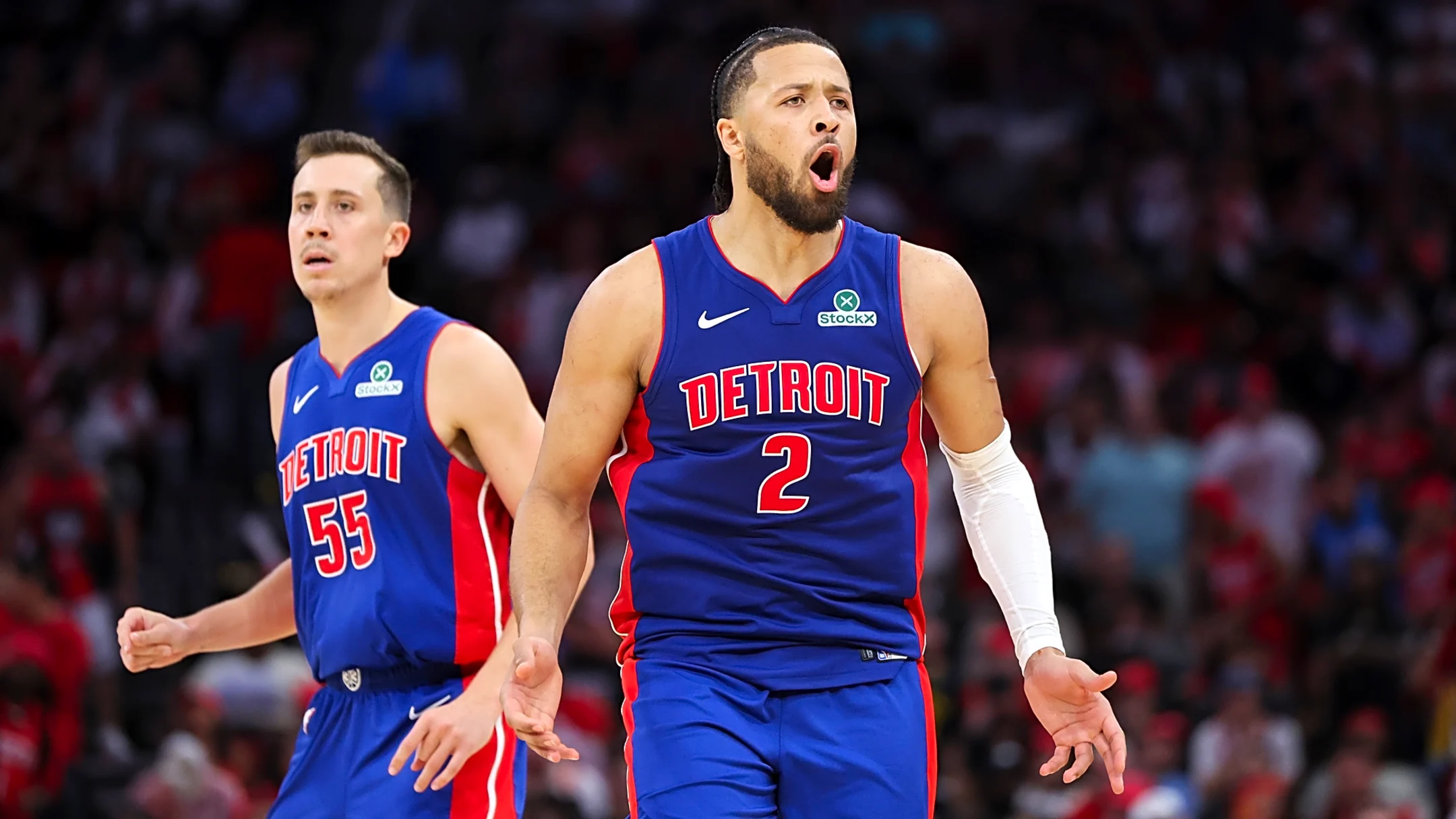 Detroit Pistons Outlast Rockets in Gritty Road Victory in Game 2 of Their Season