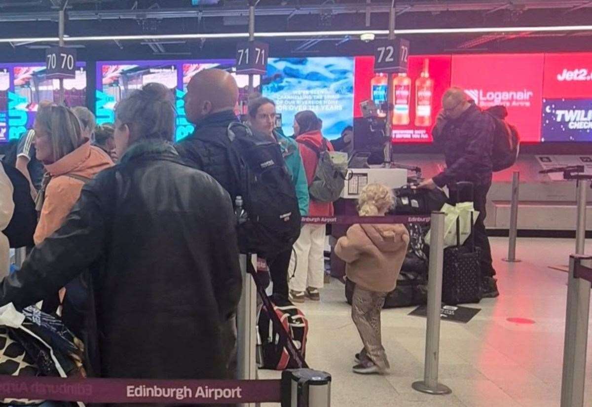 Passengers stranded amid airport chaos included children and people in need of medical attention