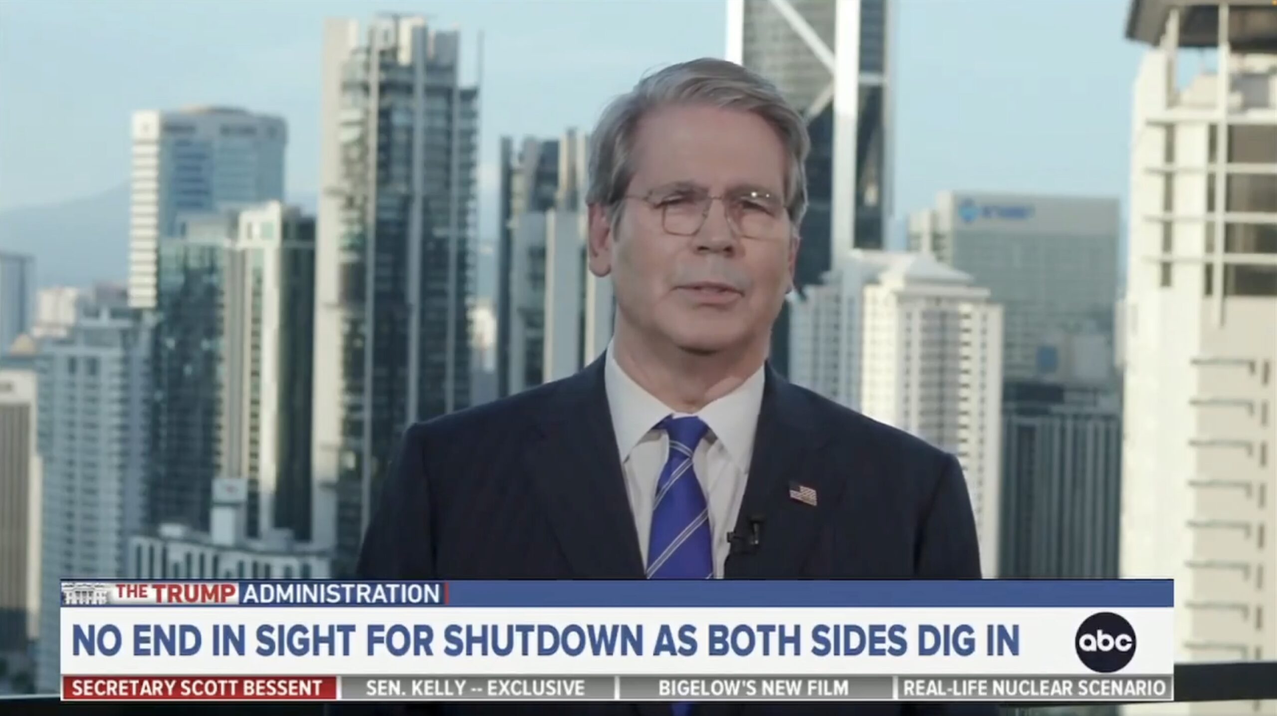 Treasury Secretary Scott Bessent FIRES BACK at ABC’s Martha Raddatz - Shreds Her Schumer Shutdown Narrative