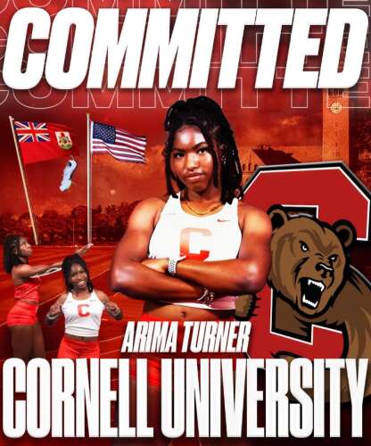 Rising athlete Arima Turner commits to Cornell University
