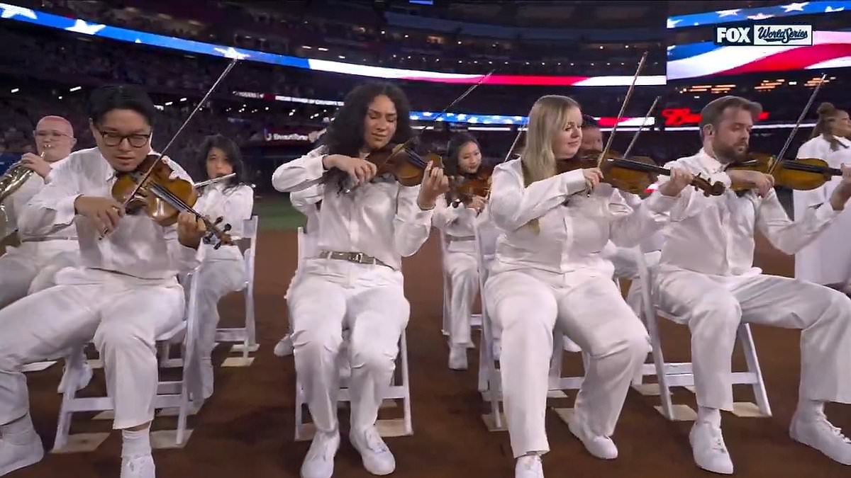 MLB fans left split over World Series national anthem performance before Dodgers-Blue Jays clash