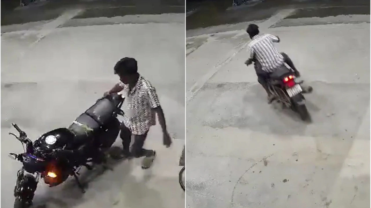 Caught on Camera: Biker's reckless ride moments before deadly Andhra bus blaze