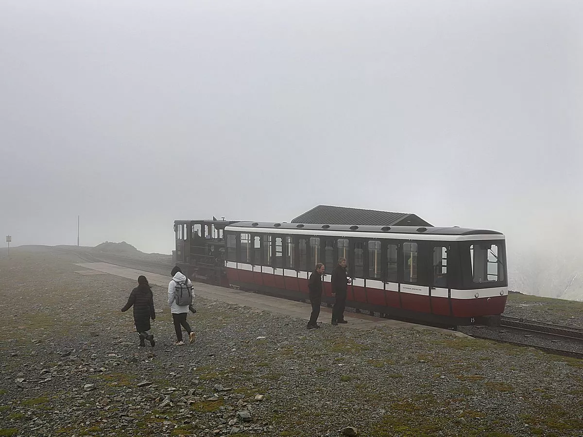 Snowdon Mountain Railway's '£45 trip to see nothing, with rain in carriage and a wet seat'