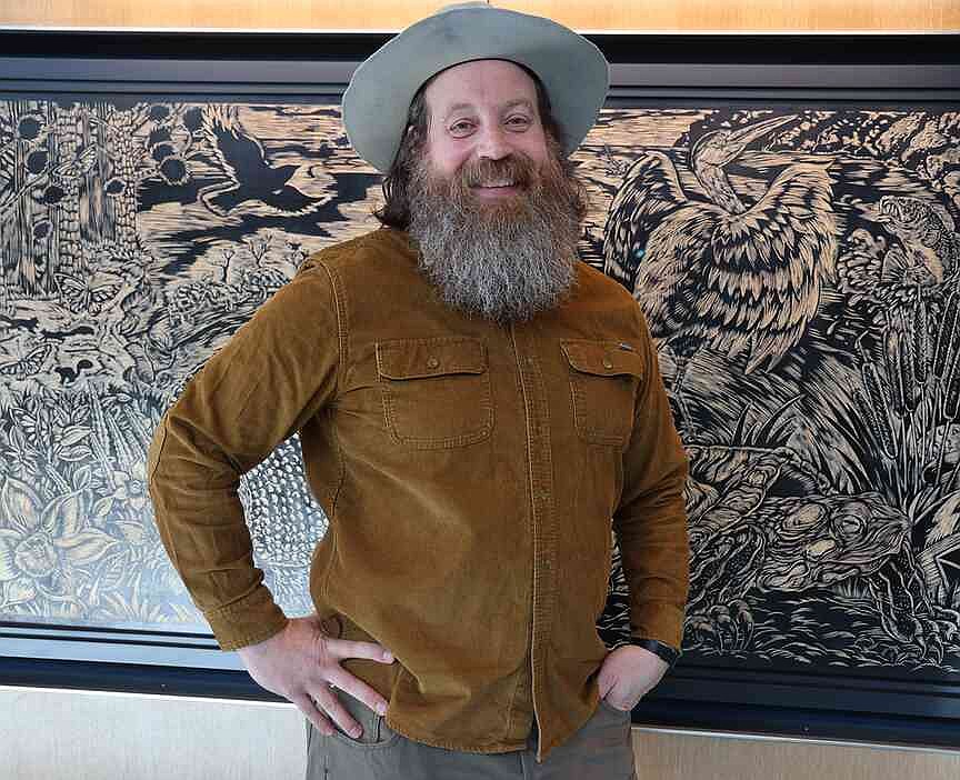Arkansas Tech art professor’s ‘Arkansas As Home’ unveiled at Clinton National Airport