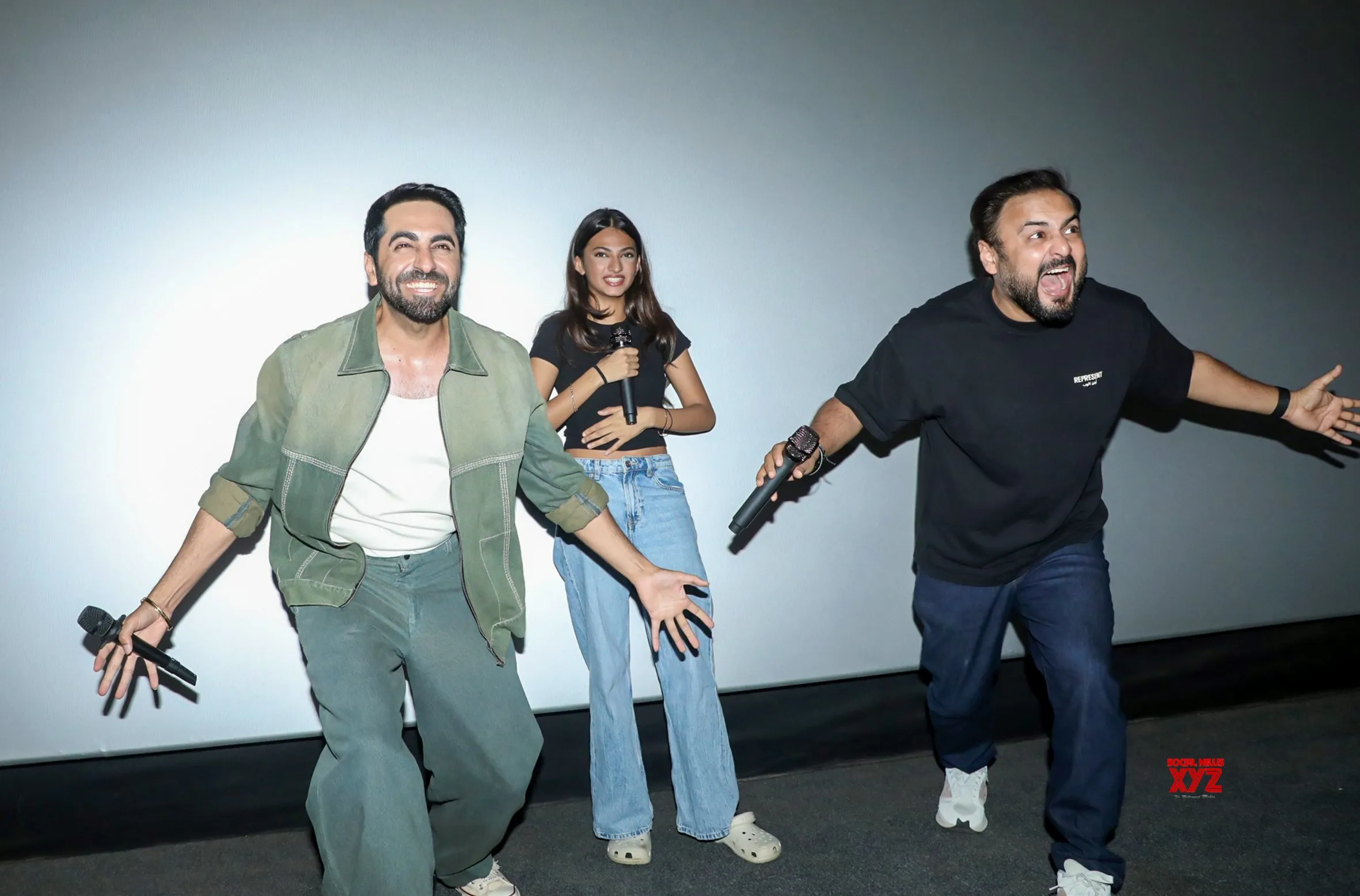 Ayushmann Khurrana attends special fan screening of Thamma #Gallery