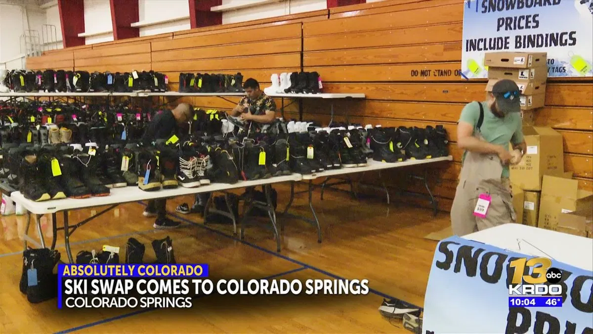 Ski swap comes to Colorado Springs and donates a portion of the proceeds to food bank