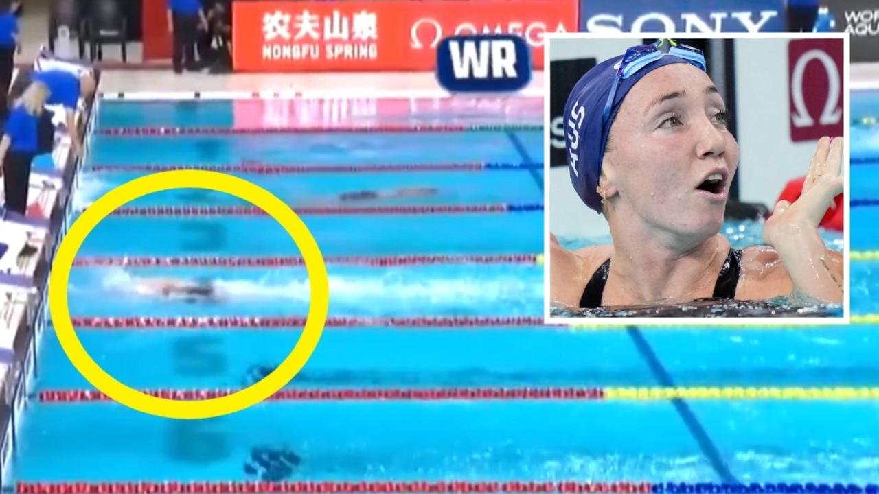 Aussie blows minds with world record obliteration in swimming madness