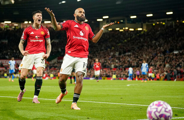 Bryan Mbeumo and Matheus Cunha help Man United beat Brighton for third win on the spin