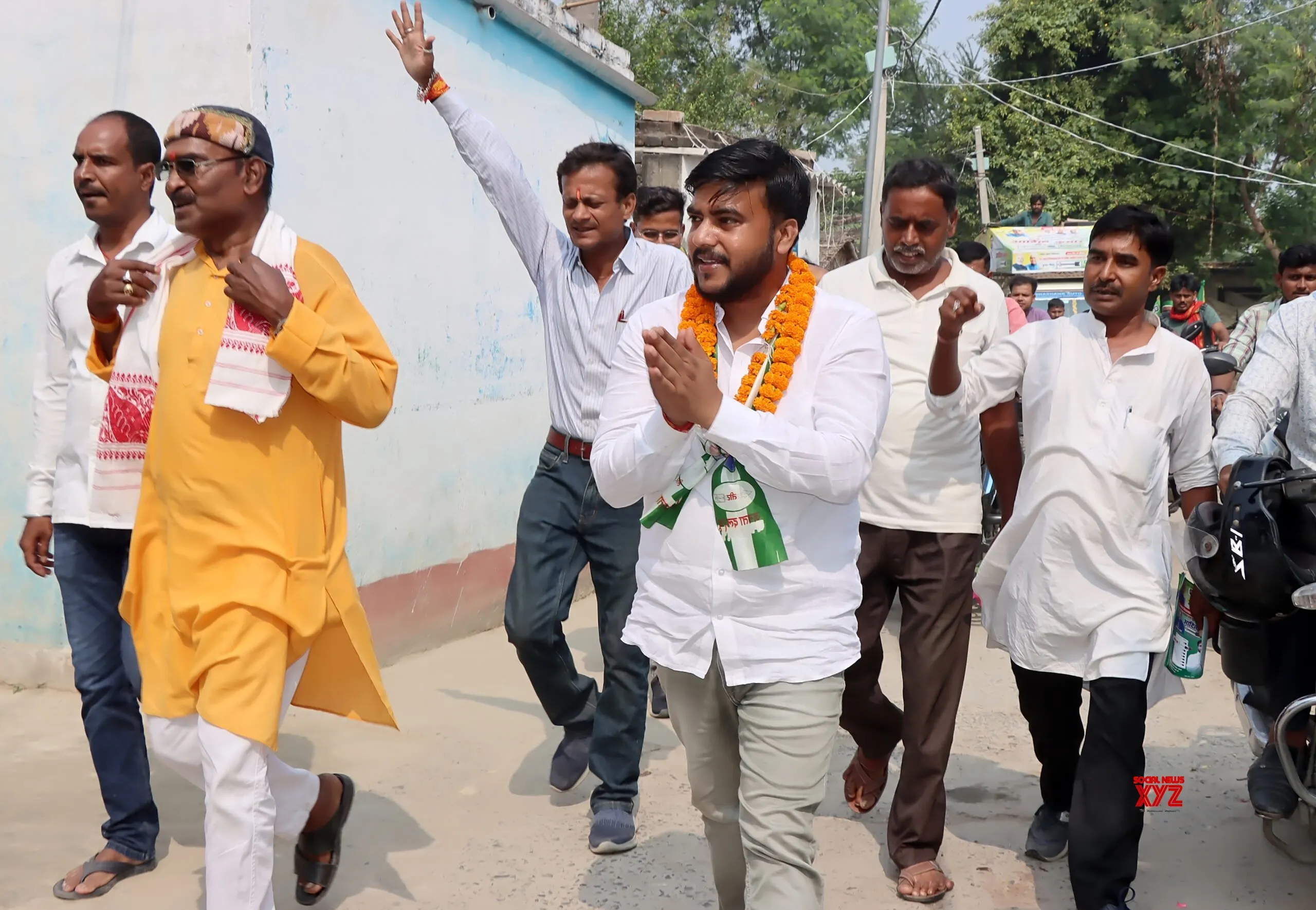 Muzaffarpur: Aditya Kumar Appeals for Votes in Sakra #Gallery