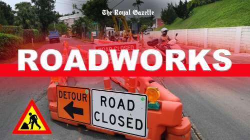 Lane closed to investigate hole in asphalt