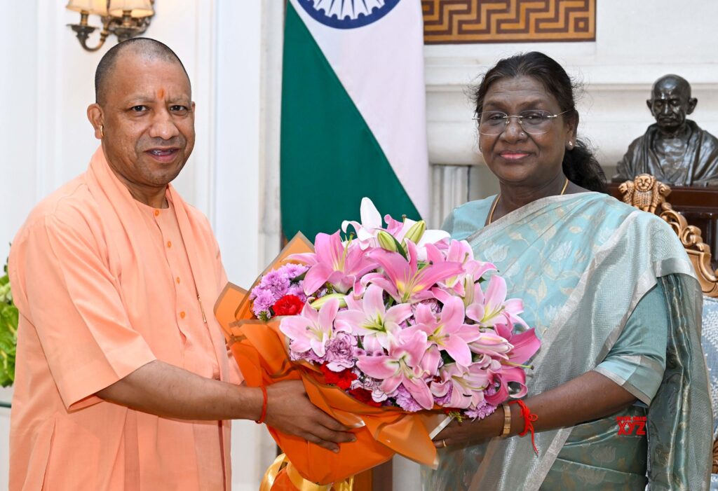 New Delhi: Yogi Adityanath meets President Murmu #Gallery