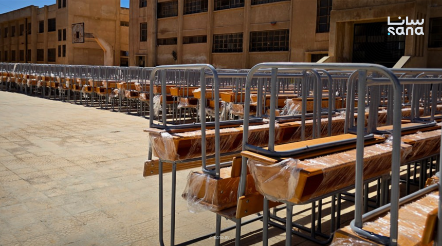 Emirati Businessman Al Habtoor Offers 100 thousand School desks for Syrian Schools