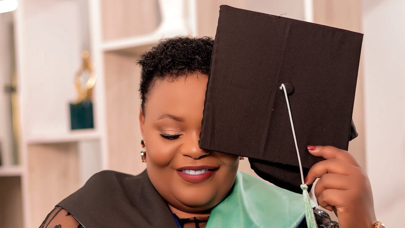 Singer Catherine Kusasira Celebrates Academic Milestone with Nkumba University Graduation