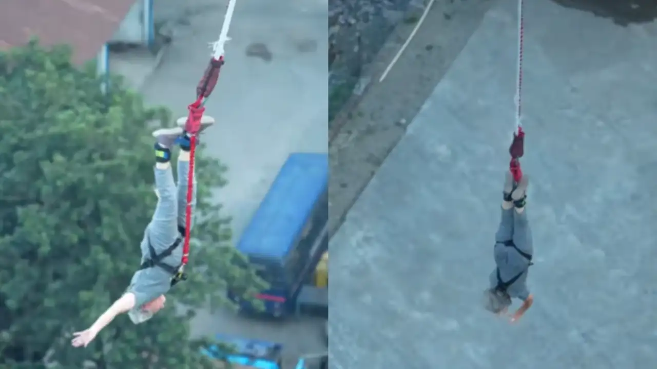 82-Year-Old Woman Does ‘India’s Highest Bungee Jumping’ In Rishikesh; Viral Video Inspires Internet