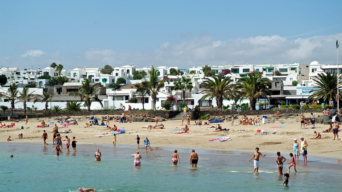 British tourist, 56, is killed in fall from Canary Islands hotel balcony 'after railing broke' - with fellow holiday-maker, 54, left critically injured