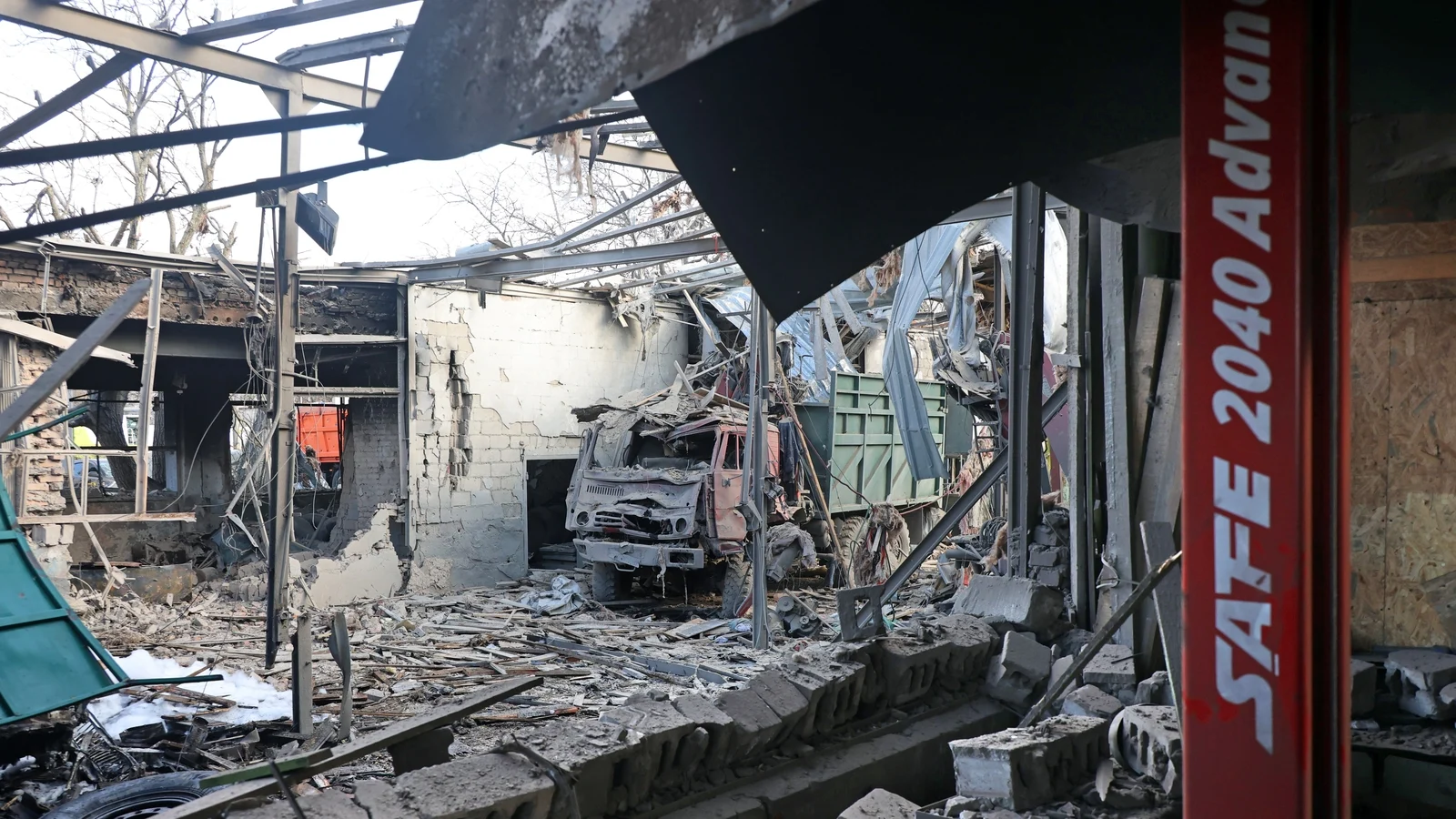 Russian strikes in Ukraine leave at least two people dead