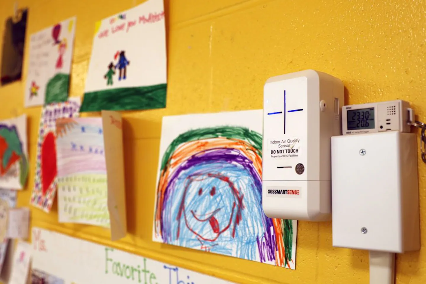 A tiny device is keeping BPS students safer, breathing cleaner air