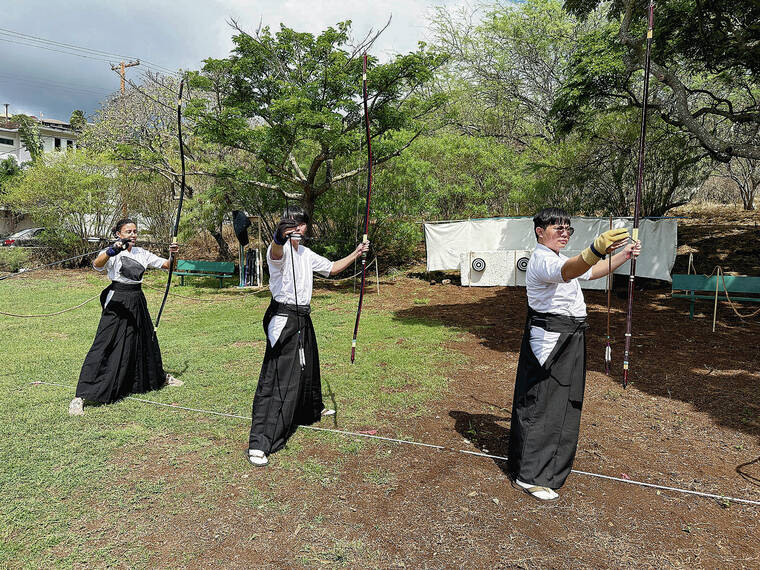 Japanese archery tradition finds home in Kaimuki