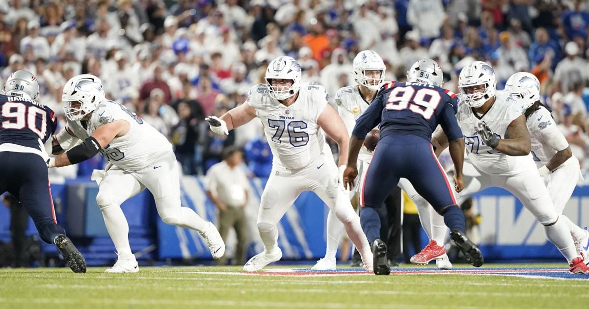 Eight weeks into season, Bills' offensive line continues to evolve