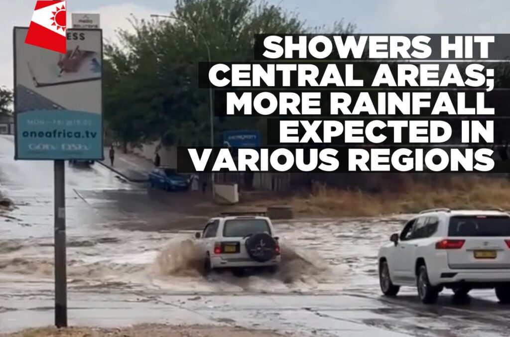 Showers hit central areas; more rainfall expected in various regions