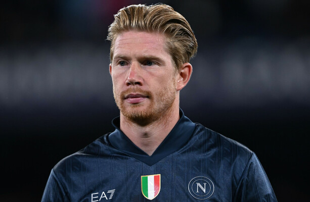 Napoli's De Bruyne unlikely to play again this year
