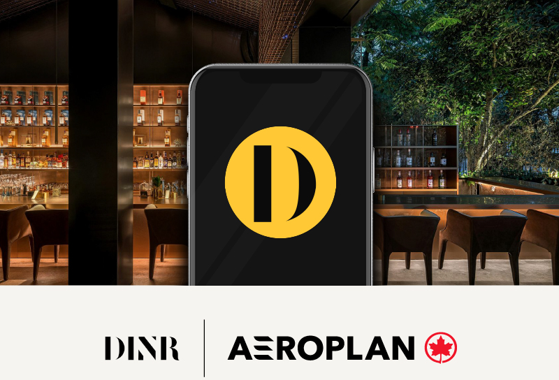 Aeroplan Announces Strategic Partnership with DINR, Connecting Canadian Travellers with Canada’s Best Restaurants