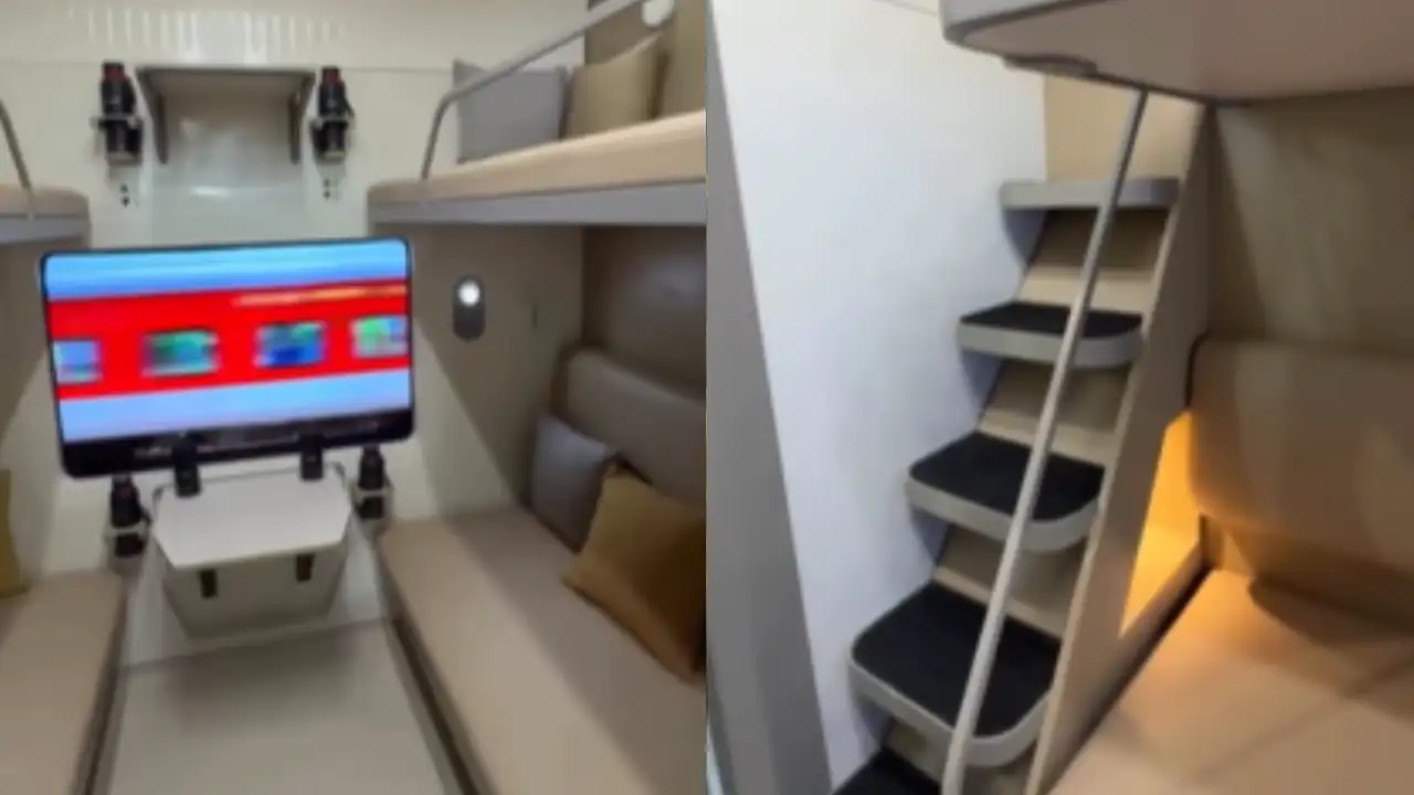 ‘Futuristic’: Viral Video Of Vande Bharat Sleeper First Class Cabin’s Prototype Leaves Internet In Awe
