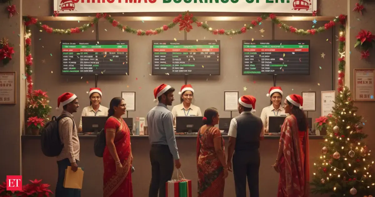 Indian Railways Christmas ticket booking 2025 now open: How to book on IRCTC website and app
