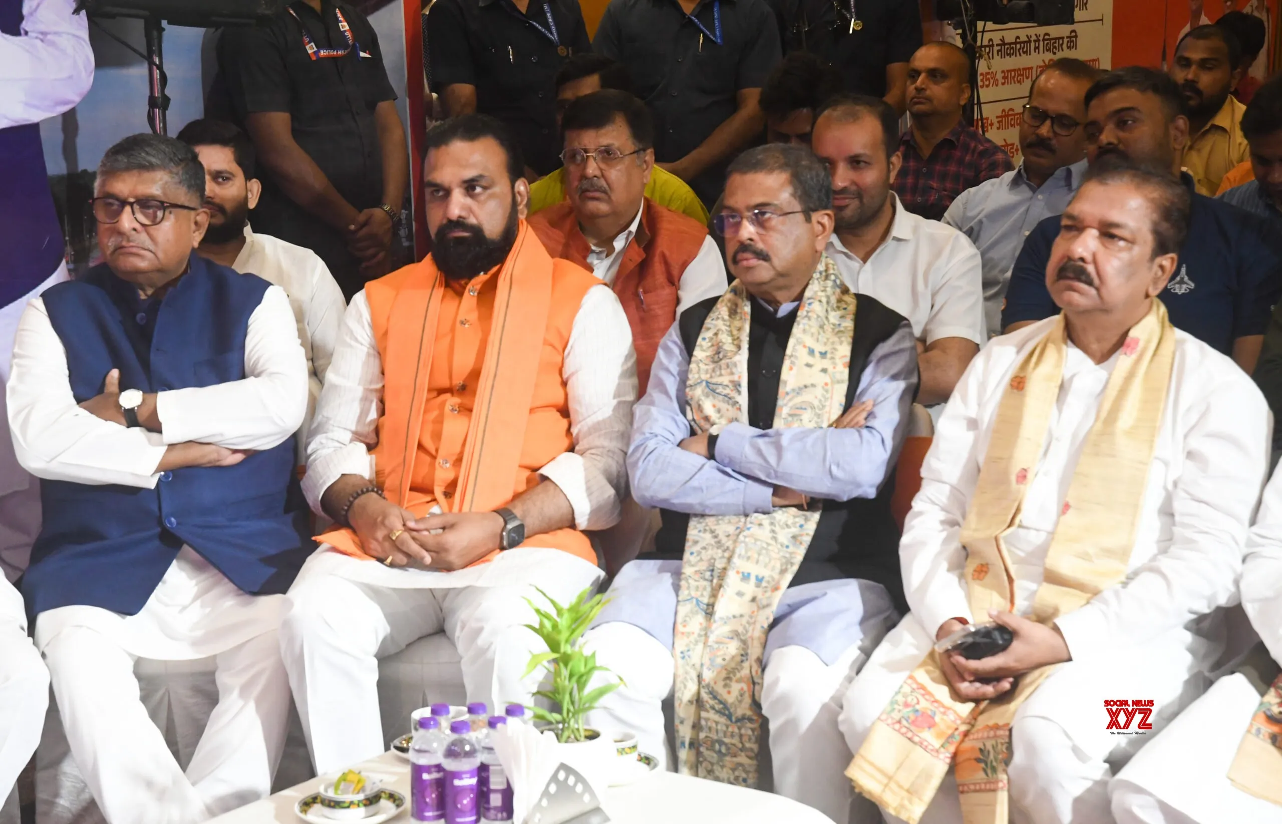 Patna: BJP Leaders Listen to PM Modi’s ‘Mann Ki Baat’ #Gallery