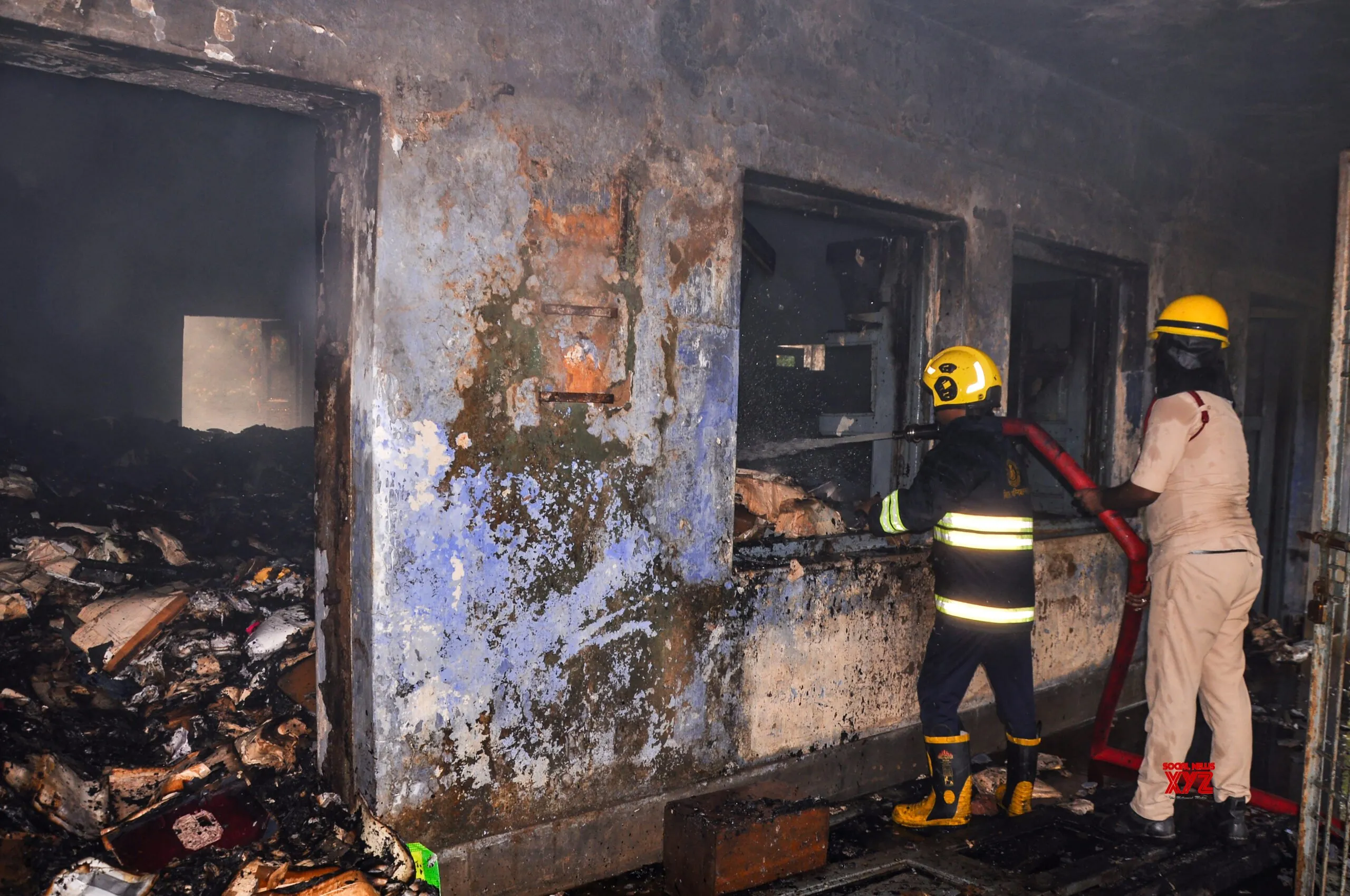 Bhagalpur: Firefighters Douse Blaze in School #Gallery