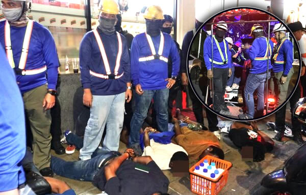 Bangkok police smash evil drug gang by arresting eight African men catering for tourists in Sukhumvit