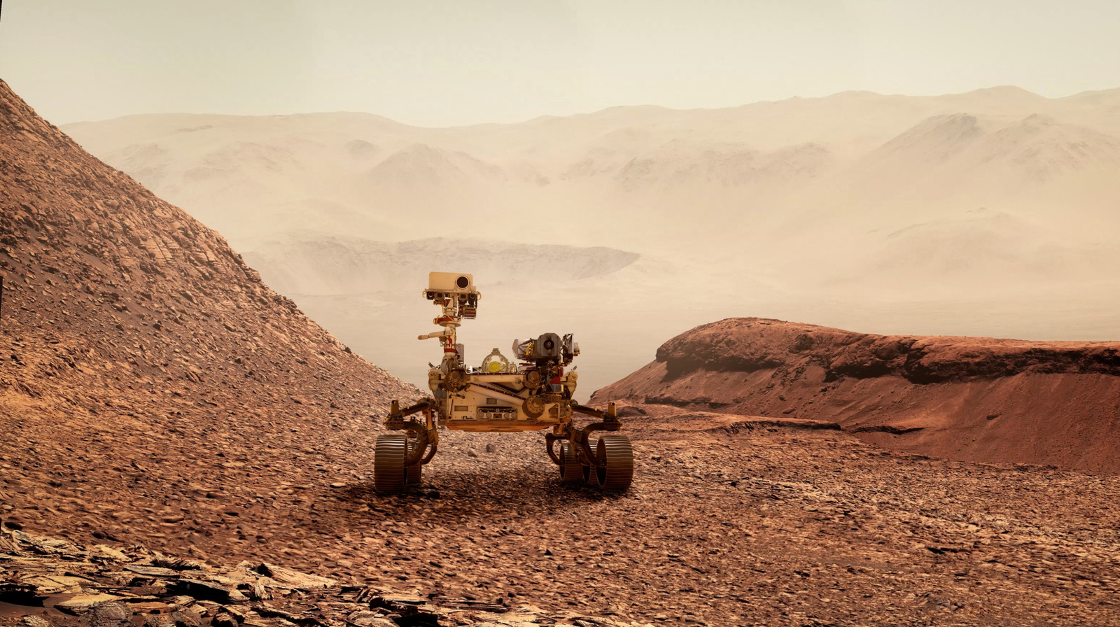 NASA's Perseverance Rover Just Took The Clearest Panoramic Photo Of Mars Yet