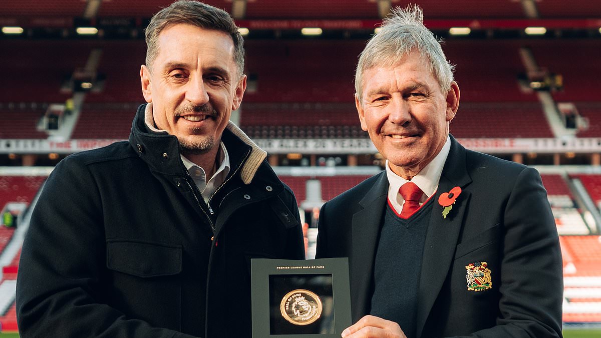 Gary Neville inducted into Premier League Hall of Fame - as former defender joins eight other Man United legends